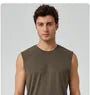 Crew Neck Plain Sports Tank Top