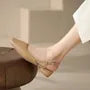 Slingback Low Heel Sandals