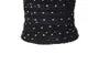 Cap Sleeve Square-Neck Polka Dot Slim-Fit Crop Top