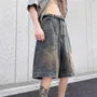 Mid Rise Washed Jorts