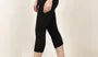 Sleeveless Crew Neck Plain Slim-Fit Capri Jumpsuit