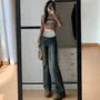 Maternity High Rise Washed Bootcut Jeans