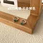 Sterling Silver Rhinestone Huggie Earring / Set