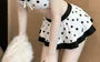 Set: Polka Dot Bikini Top + Swim Skirt + Panties