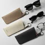 Faux Leather Sunglasses Case