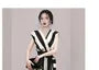 Sleeveless V-Neck Striped Wide Leg Wrap Jumpsuit