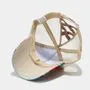Mesh Panel Striped Baseball Cap