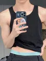 U-Neck Plain Tank Top