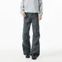 Mid Rise Washed Wide Leg Jeans