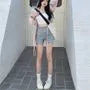 High Waist Plain Bike Shorts