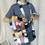 Color Block Knit Scarf