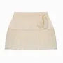 Mid Waist Cable-Knit Mini Skirt