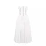 Spaghetti Strap Plain Cutout Midi A-Line Dress