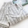Couple Matching Pajama Set: Long-Sleeve Plaid Top + Pants