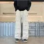 Low Rise Plain Wide Leg Cargo Pants