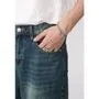 Mid Rise Washed Denim Shorts