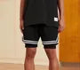 Drawstring Waist Striped Trim Sweatshorts