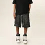 Mid Rise Washed Cargo Jorts