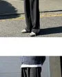 Plain Wide-Leg Pants
