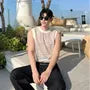 Crewneck Mesh Plain Tank Top