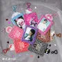 Cinnamoroll / BAD BADTZ-MARU Leopard Pattern PVC Photo Card Holder Bag Charm