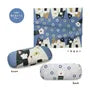 Cat Print Eyeglasses Case with Cleaning Cloth