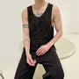Scoop Neck Sequin Tank Top