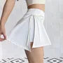Plain Slit Tennis Skort