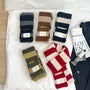 Striped Light Knit Scarf