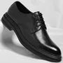 Plain Lace-Up Derby Shoes