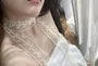 Sheer Lace Light Scarf