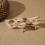 Kitten Heel Pointed Toe Mesh Slingback Sandals