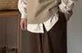 V-Neck Plain Sweater Vest