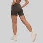 High Waist Two-Tone Biker Shorts