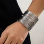 Rhinestone Metal Bangle