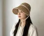 Contrast Trim Perforated Sun Hat