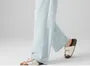 Maternity High Waist Plain Wide Leg Pants