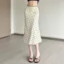 Low Rise Dotted Midi Pencil Skirt