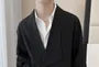 Plain Double-Breasted Blazer