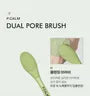 Green Dual Pore Brush