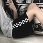 Checkerboard Pattern Sweatshorts