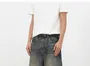 Mid Rise Washed Wide Leg Baggy Jeans