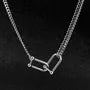 U Shape Bar Pendant Alloy Choker (Various Designs)