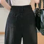 High-Rise Washed Wide-Leg Jeans