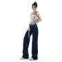Low Rise Washed Wide Leg Jeans (Various Designs)