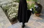 Short Sleeve Square Neck Bow Detail Maxi A-Line Dress