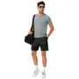 Short-Sleeve Crewneck Plain Sports Top
