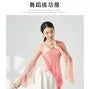 Bell-Sleeve V-Neck Sheer Dance Top