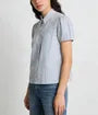 Short Sleeve Plaid Slim-Fit Shirt