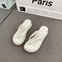 Plain Platform Flip-flops